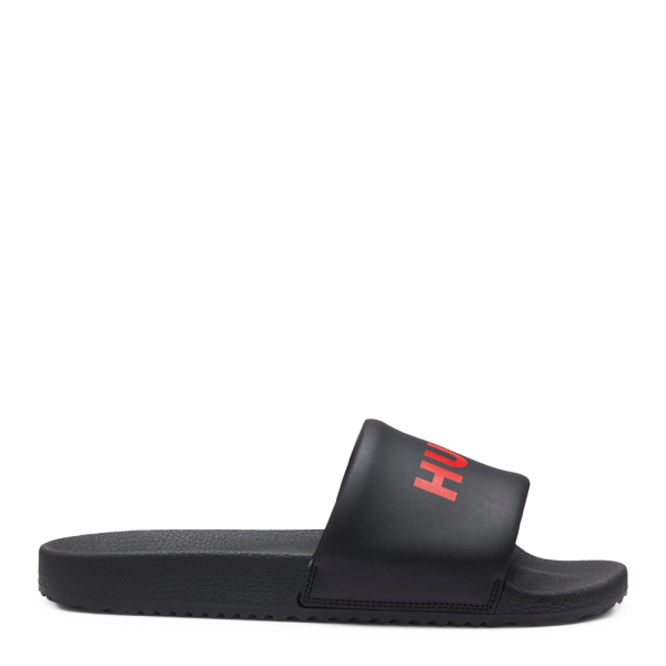 Hugo Boss Tongs avec bride rembourre et logo contrastant - 41 Noir- Ref 50 €
